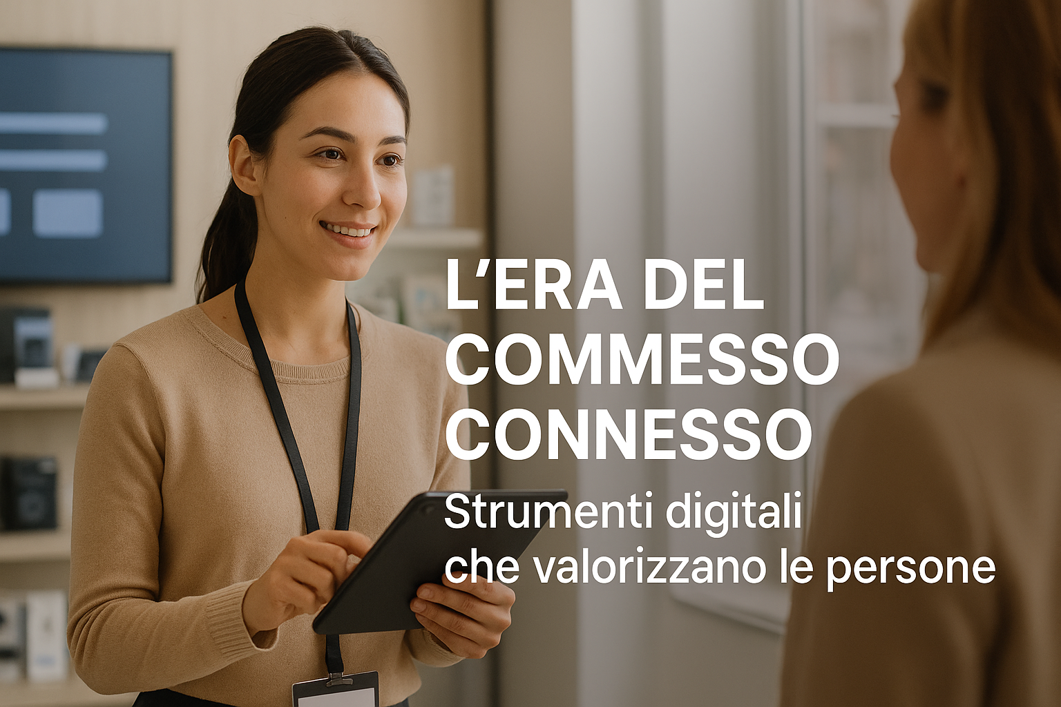 L’era del commesso connesso: strumenti digitali che aumentano produttività e soddisfazione del personale