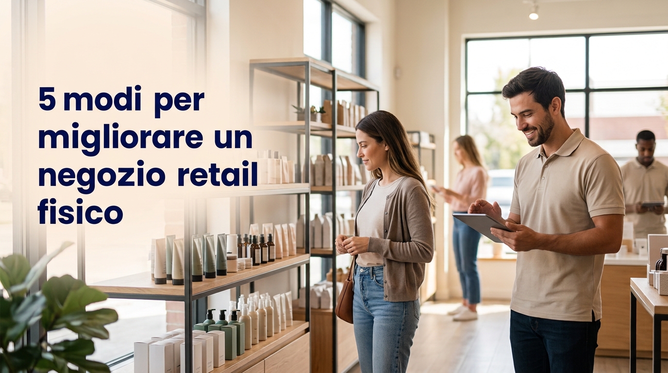 5 modi per migliorare un negozio retail fisico